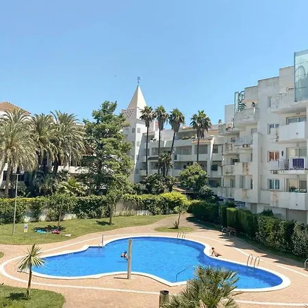 Apartamento Blue Marina - Terraza, piscina y Wifi gratis Rosas Exterior foto