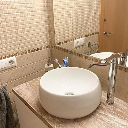 Apartamento Blue Marina - Terraza, piscina y Wifi gratis Rosas Exterior foto